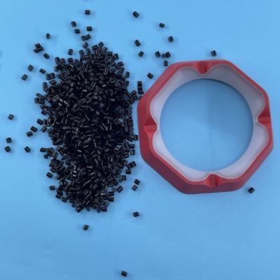 生90A GRSリサイクル材料TPU樹脂ペレット カスタマイズされた黒色TPU材料 キャスターホイール 電話ケース 電子コンパウンディング用