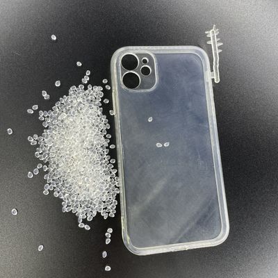 水晶透明の柔らかいTPU 原材料 保護用電話ケース