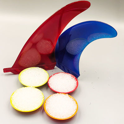 高透明TPU 硬度64D、約5～6mmの透明度、優れた反発性、優れた靭性